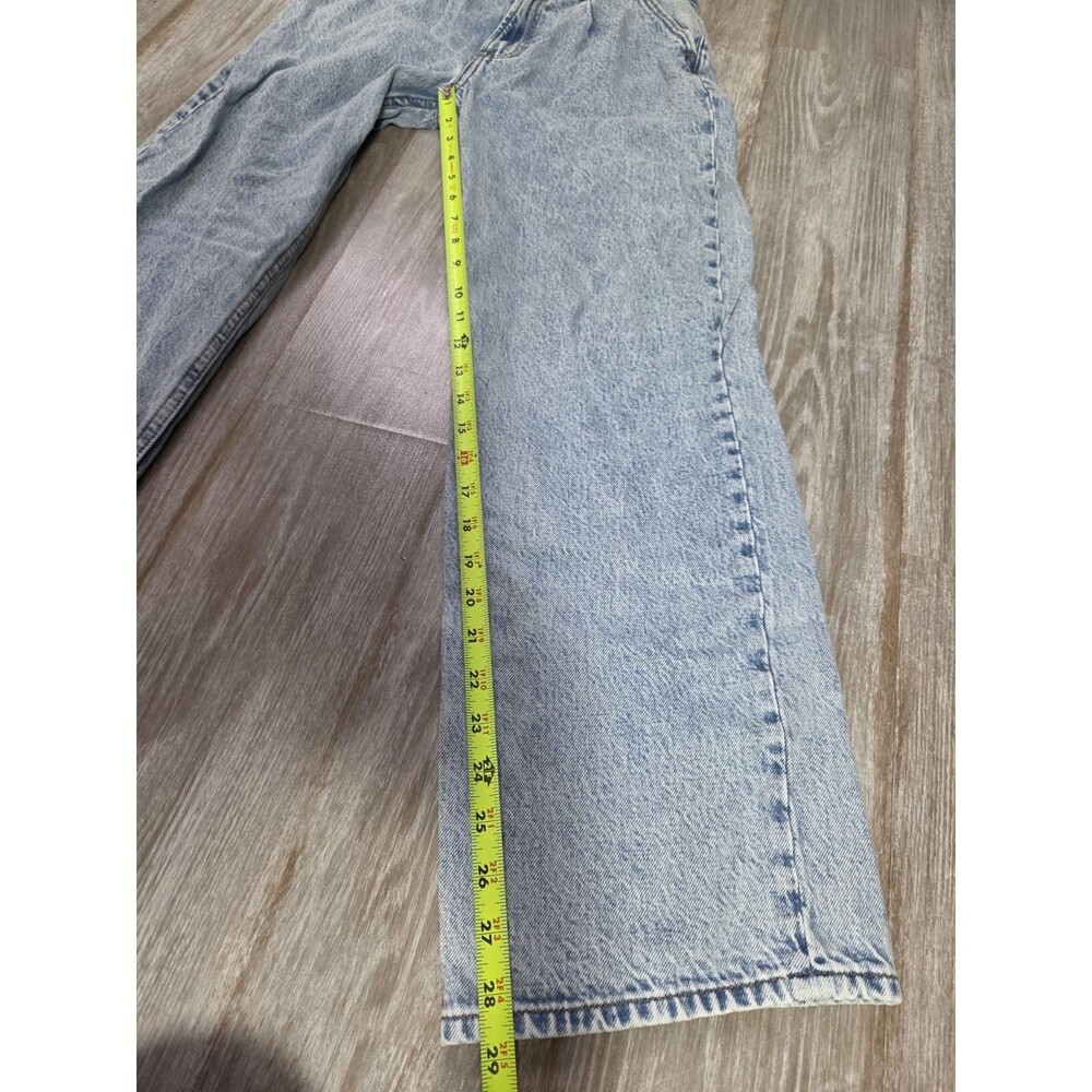 Abercrombie & Fitch The Loose High Rise Jeans Light Wash Straight Leg 26/2R GUC - Picture 10 of 12